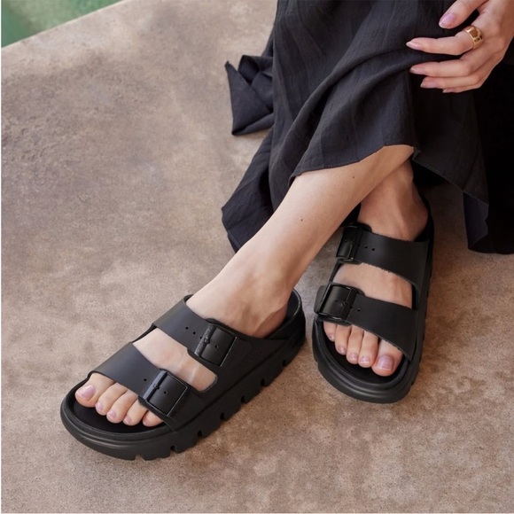 Like New! Birkenstock Papillio Arizona Exquisite Chunky Slide Sandal 36 / 6 - Picture 1 of 10